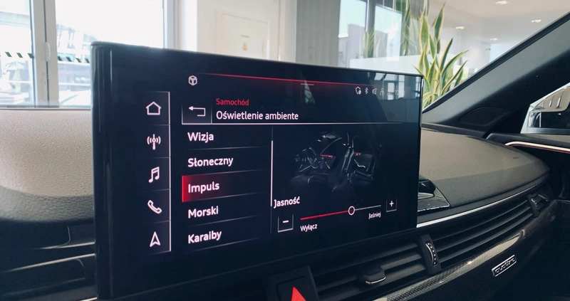 Audi S4 cena 289900 przebieg: 12338, rok produkcji 2022 z Knurów małe 529